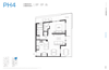 1 Bed 1 Bath (PH4 Plan)